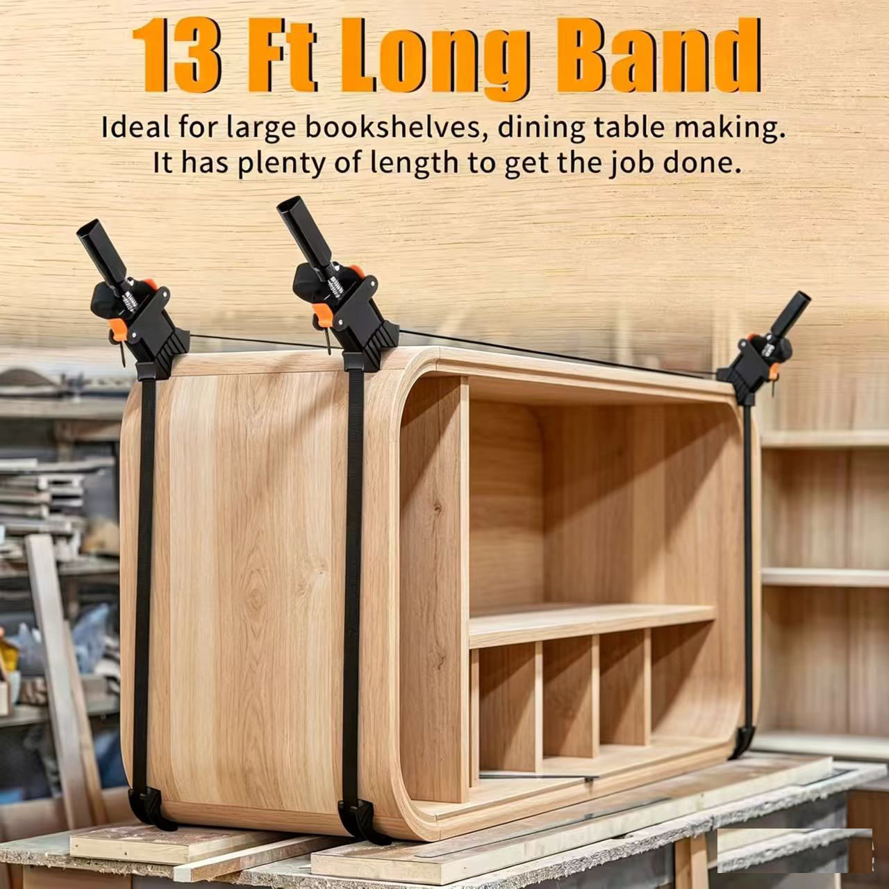 Woodworking Box - Multifunktionaler Winkelclip für Bilderrahmen, Schnellspann-Holzbearbeitungsclip, Schnellspannclip