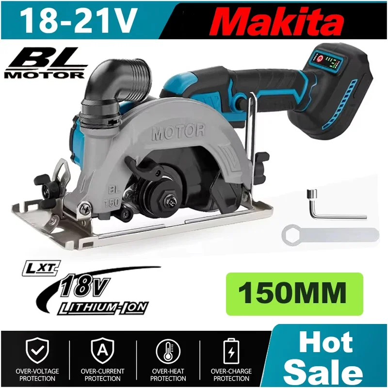Woodworking Ai - Makita 150mm Bürstenlose Akku-Kreissäge, Einstellbare Handkreissäge