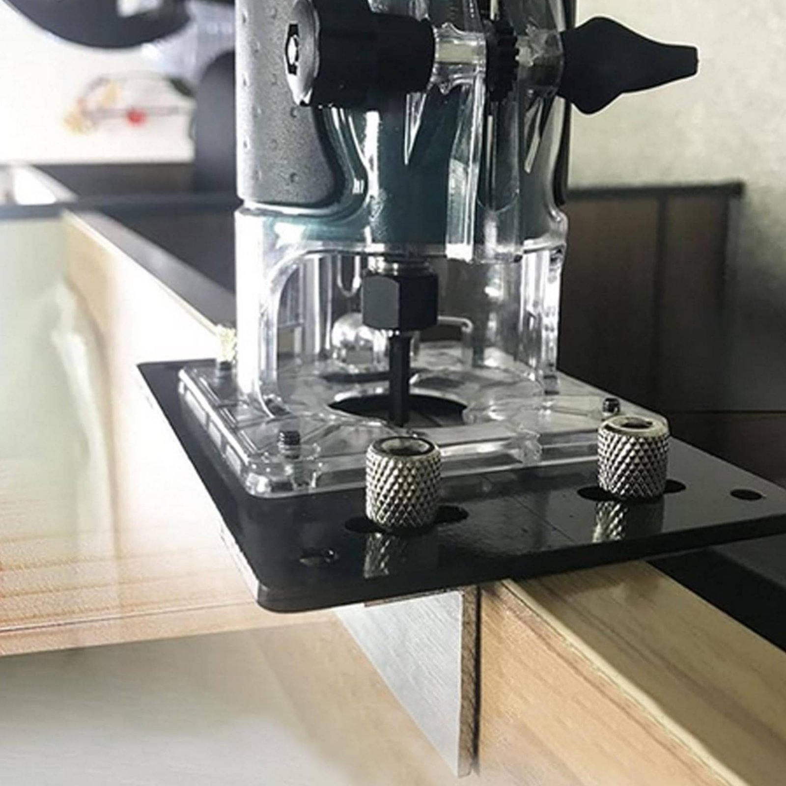 Furniture And Woodworking - Versteckter Verbindungslehre, multifunktionale Möbel-Schlitzlehre, Schlitzschneidevorlage, tragbares