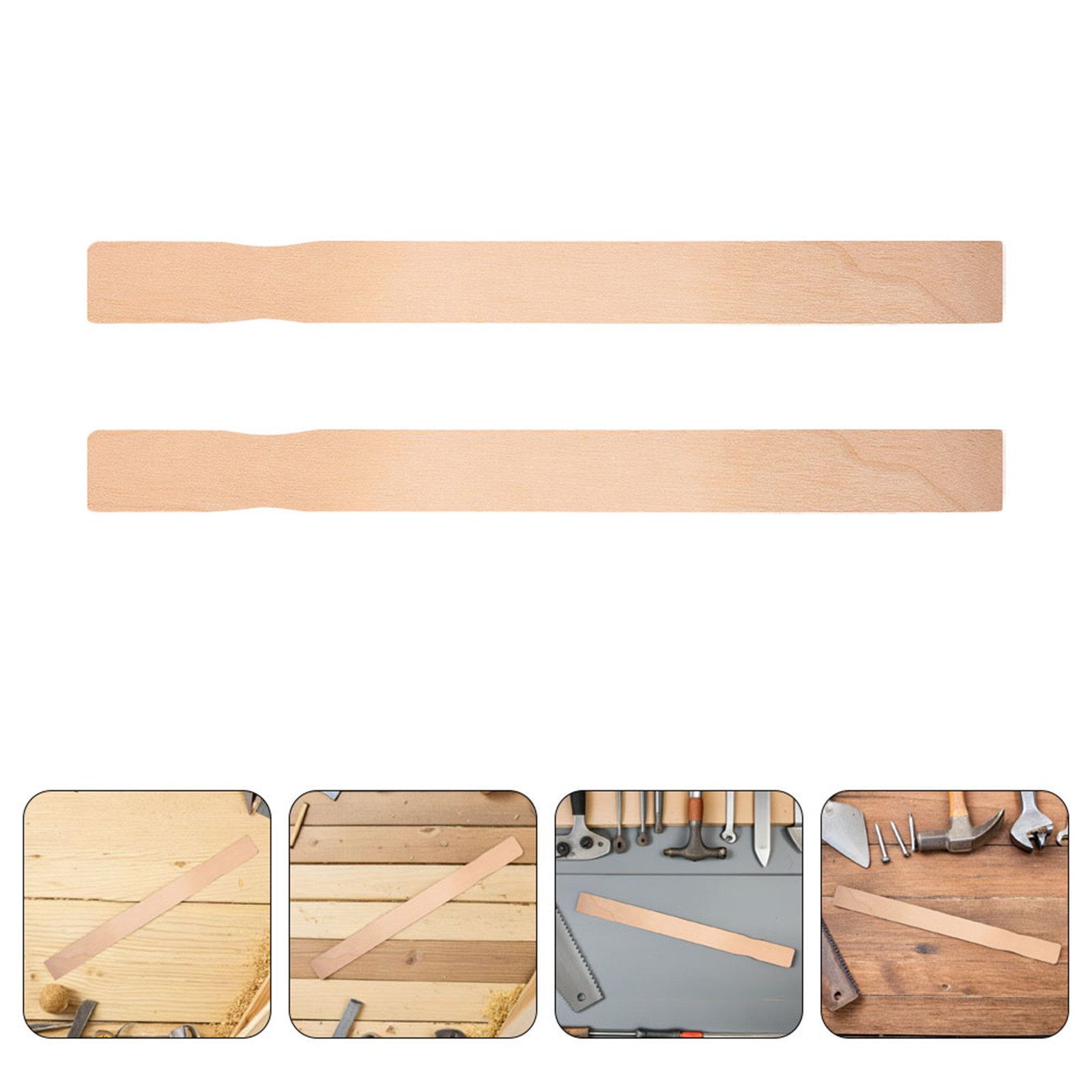 Woodworking Easy Projects - 15 Stück Farbrührstäbe, Hochwertige Holz-Mischstäbe für