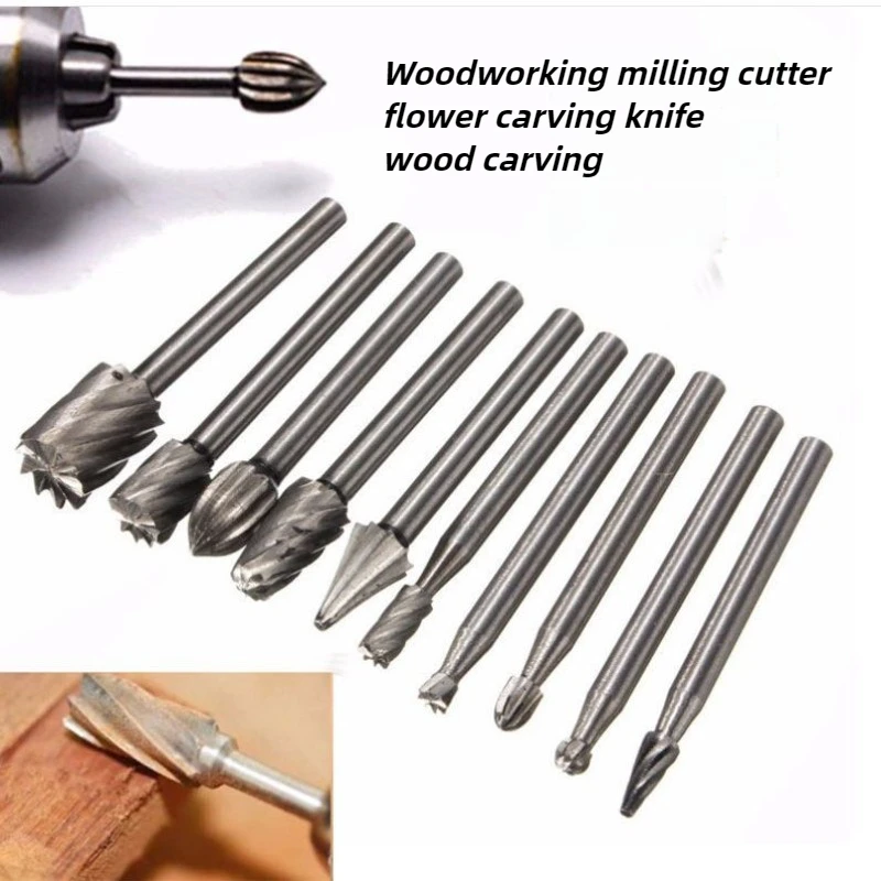 Woodworking Files And Rasps - Holzfräser-Werkzeug, Schnitzraspen, Rotationsfeilen, Fräsersatz für Dremel,