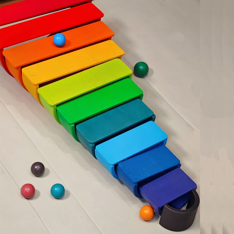 Holz-Regenbogen-Bausteine, bun – Woodworking For Kids Bewertung und Preis