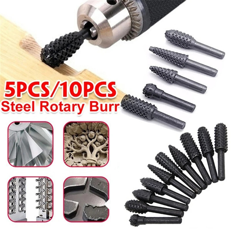 5PCS/10PCS 6mm Schaft Rotary B – Woodworking Files And Rasps Bewertung und Preis