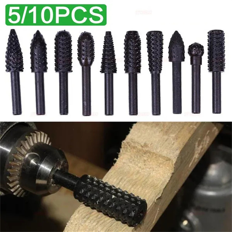 5PCS/10PCS 6mm Schaft Rotary B – Woodworking Files And Rasps Bewertung und Preis