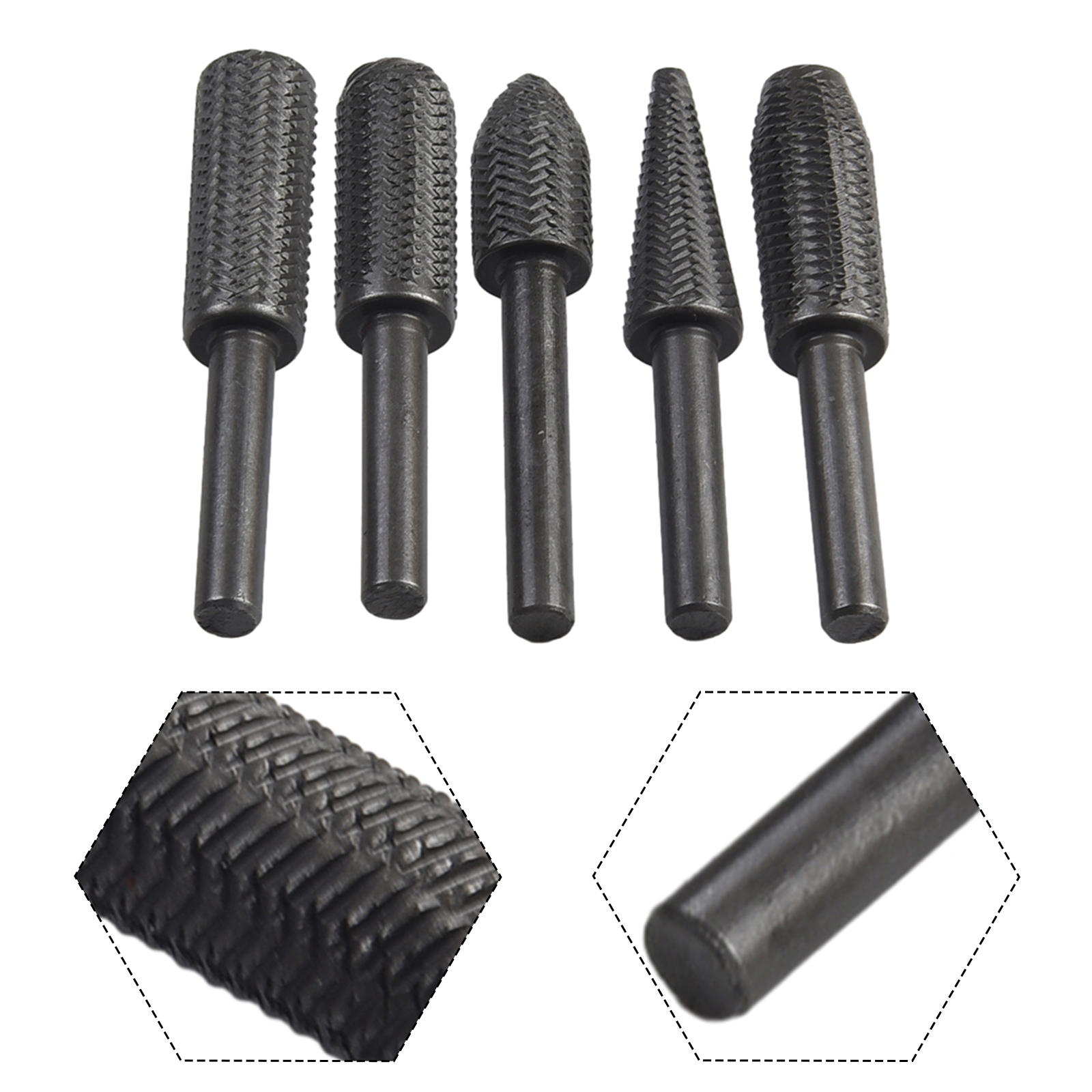 5-teiliges Doppelschnitt-Rotat – Woodworking Files And Rasps Bewertung und Preis