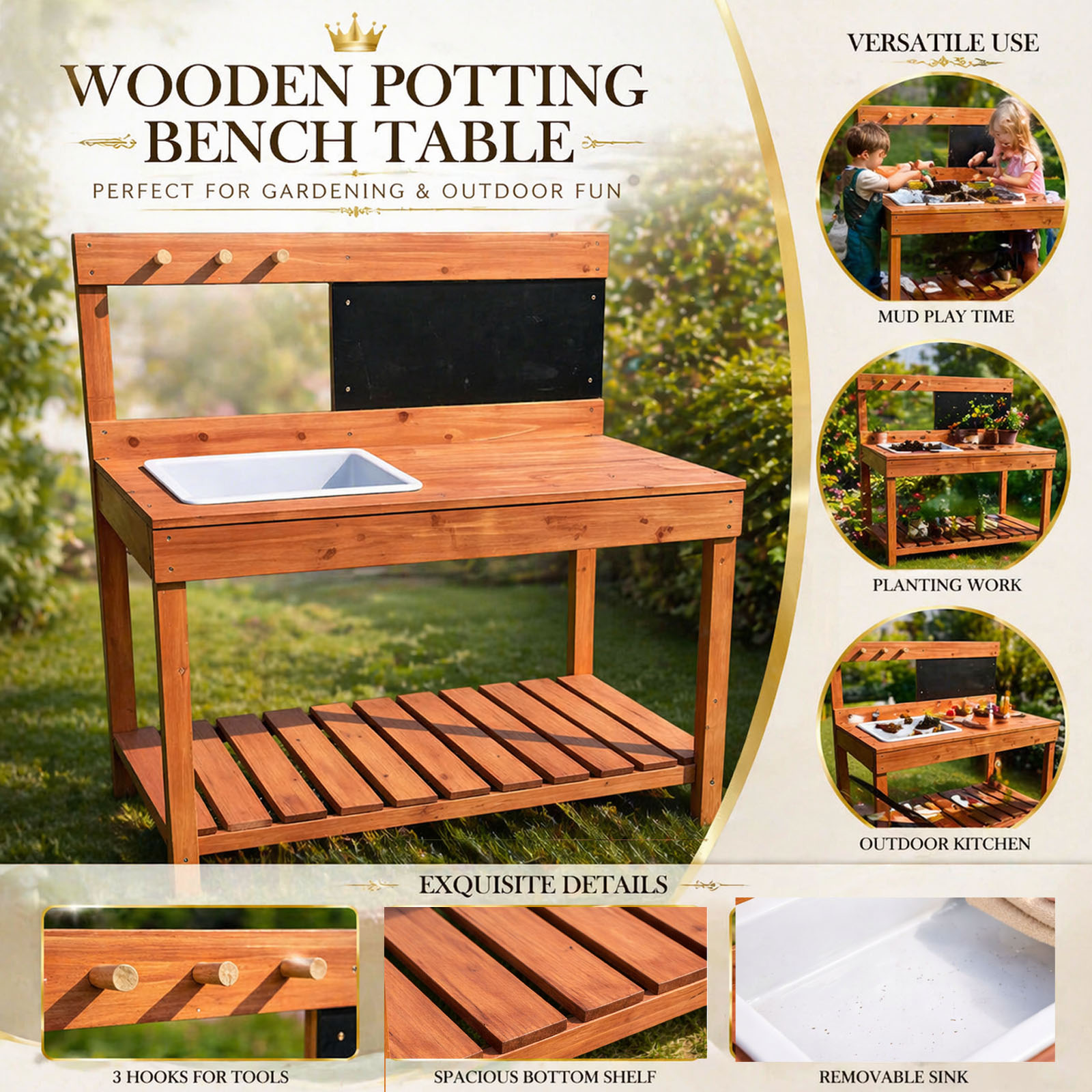 Holz-Pflanztische für Kinder,  – Woodworking For Kids Bewertung und Preis